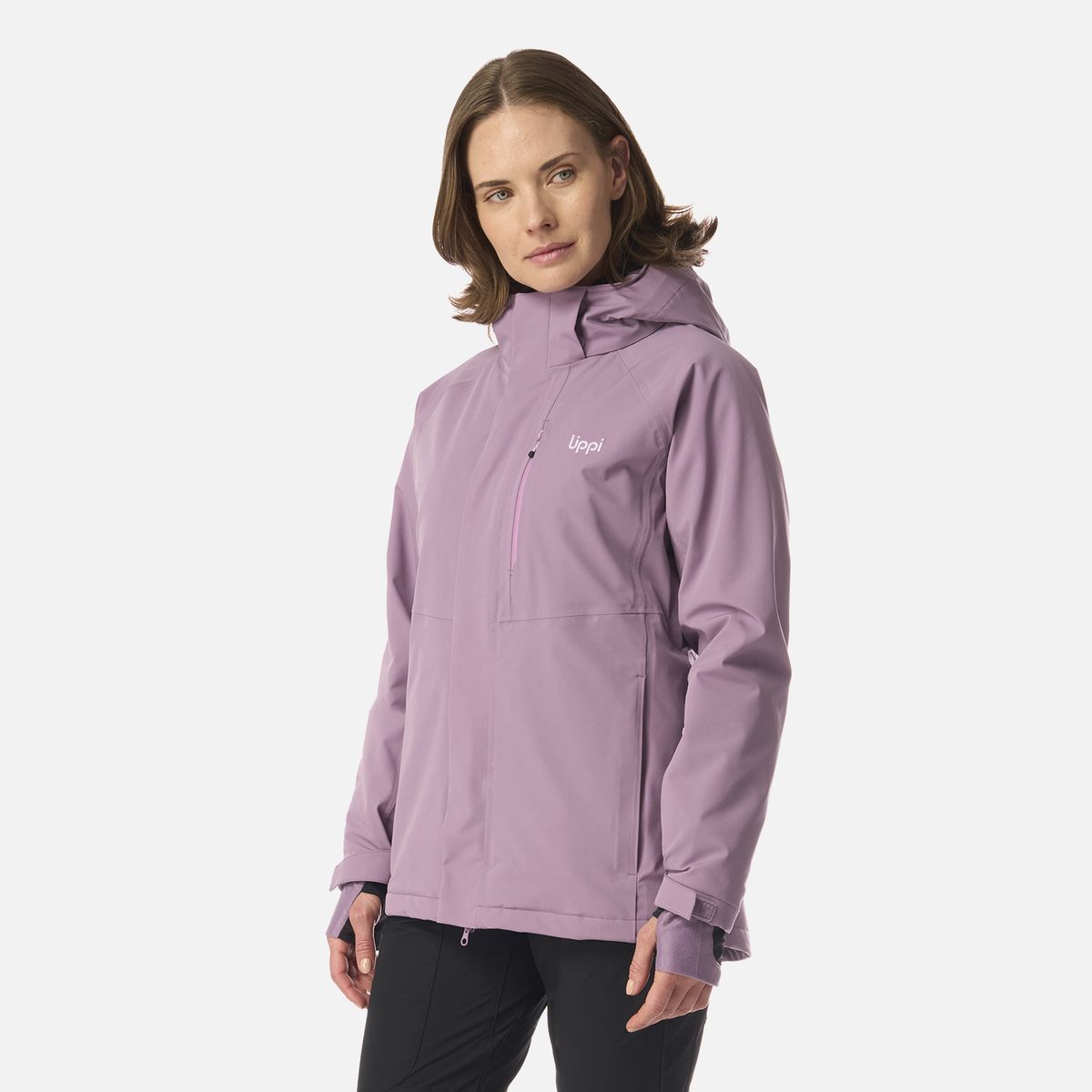 LIPPI - Chaqueta Mujer Andes B-Dry Hoody Jacket Purpura Claro Lippi