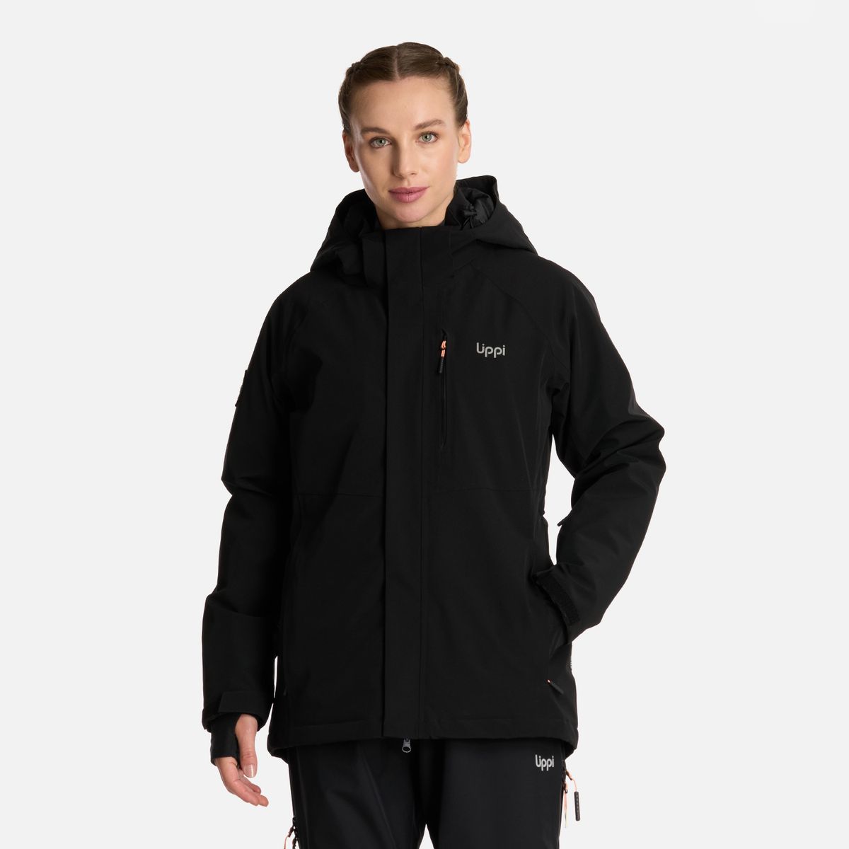 LIPPI - Chaqueta Mujer Andes B-Dry Hoody Jacket Negro Lippi