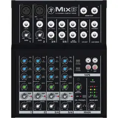 MACKIE - Mixer Mezclador Analogico de 8 Canales MIX 8