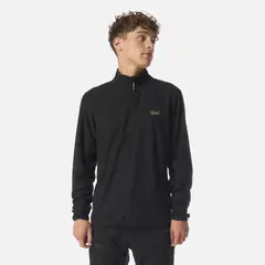 LIPPI - Polerón Teen Boy Mild Nano-F 1/4 Zip Negro