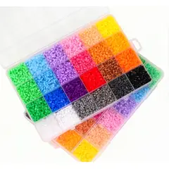 AIZO - Perler Beads / Hama 42000 Beads 2.6mm 120 Color Diseña Fabrica Juguetes