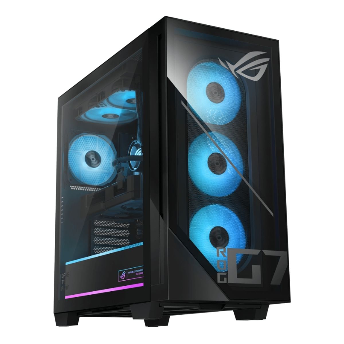 ASUS - Desktop Gamer ASUS ROG GM700TZ RTX 5060 Ryzen 7 8700F 32GB-RAM 1TB SSD Windows 11