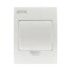 CROMPTON - Tablero Embutido 6 Módulos Ip40 Tapa Blanca Ls0H