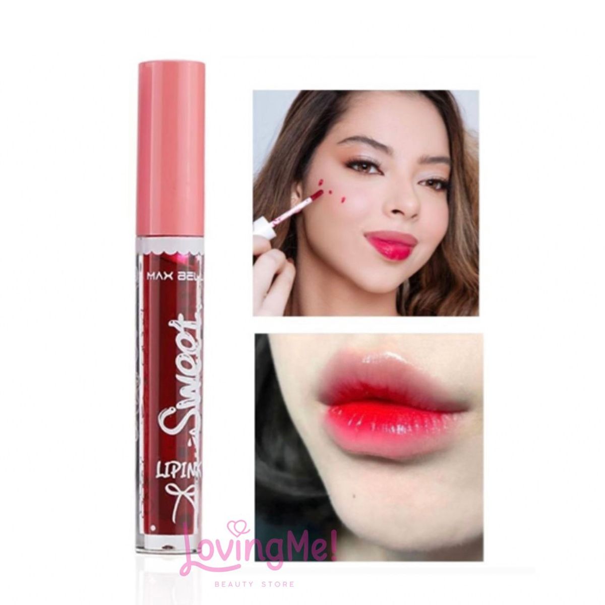MAX BELLE - Tinta Coreana Para Labios Y Mejillas