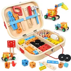 AIZO - Set de Herramientas Didáctico de Madera para Niños