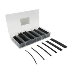 CROMPTON - Kit Manga Termocontraibles 10 Cms Negro LH -Precio X 100 Ud-