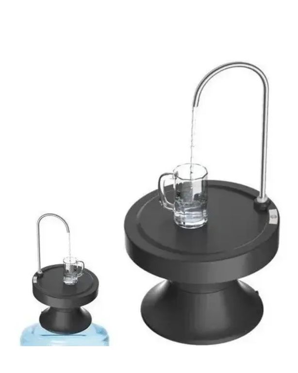 GENERICO Bomba Dispensador Agua Recargable Electrico Base Para Vaso Color Negro Labg