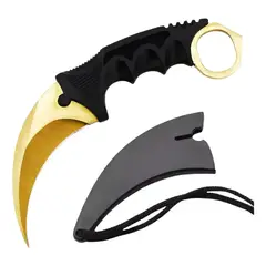 GENERICO - Cuchillo Táctico Karambit Camping Caza