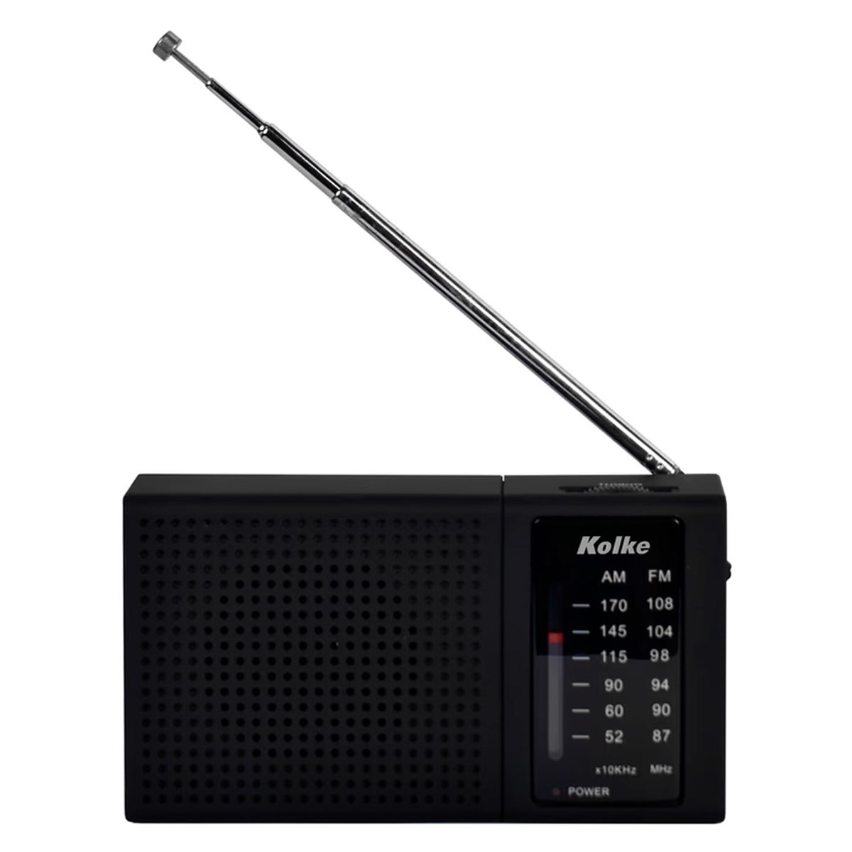 KOLKE - Radio Portátil Kolke AMFM con Antena y Conector 3.5mm