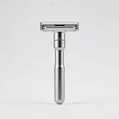 GENERICO - Afeitadora Clásica De Seguridad Ajustable - Acero Inoxidable Silver