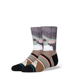 STANCE - Sock Kids Star War Grogu By Jaz Splatter Grey