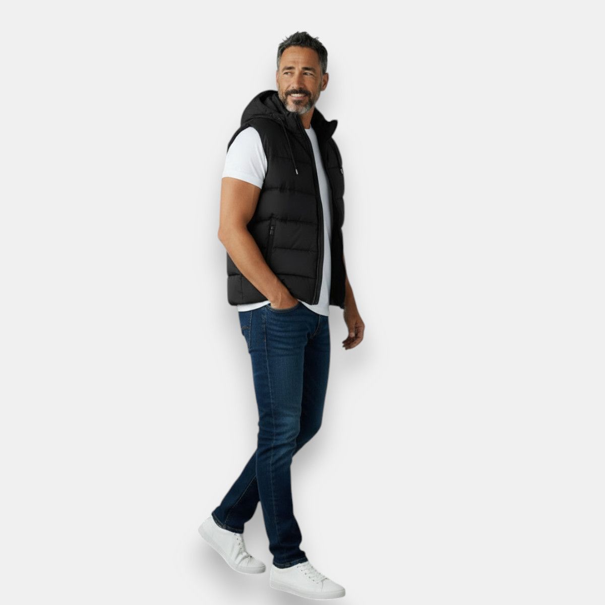 BLUE MOUNTAIN - Parka Sin Mangas Hombre