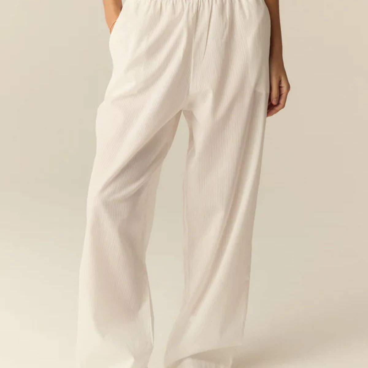 CIPITRIA - Pantalón de Pijama Ópalo Blanco