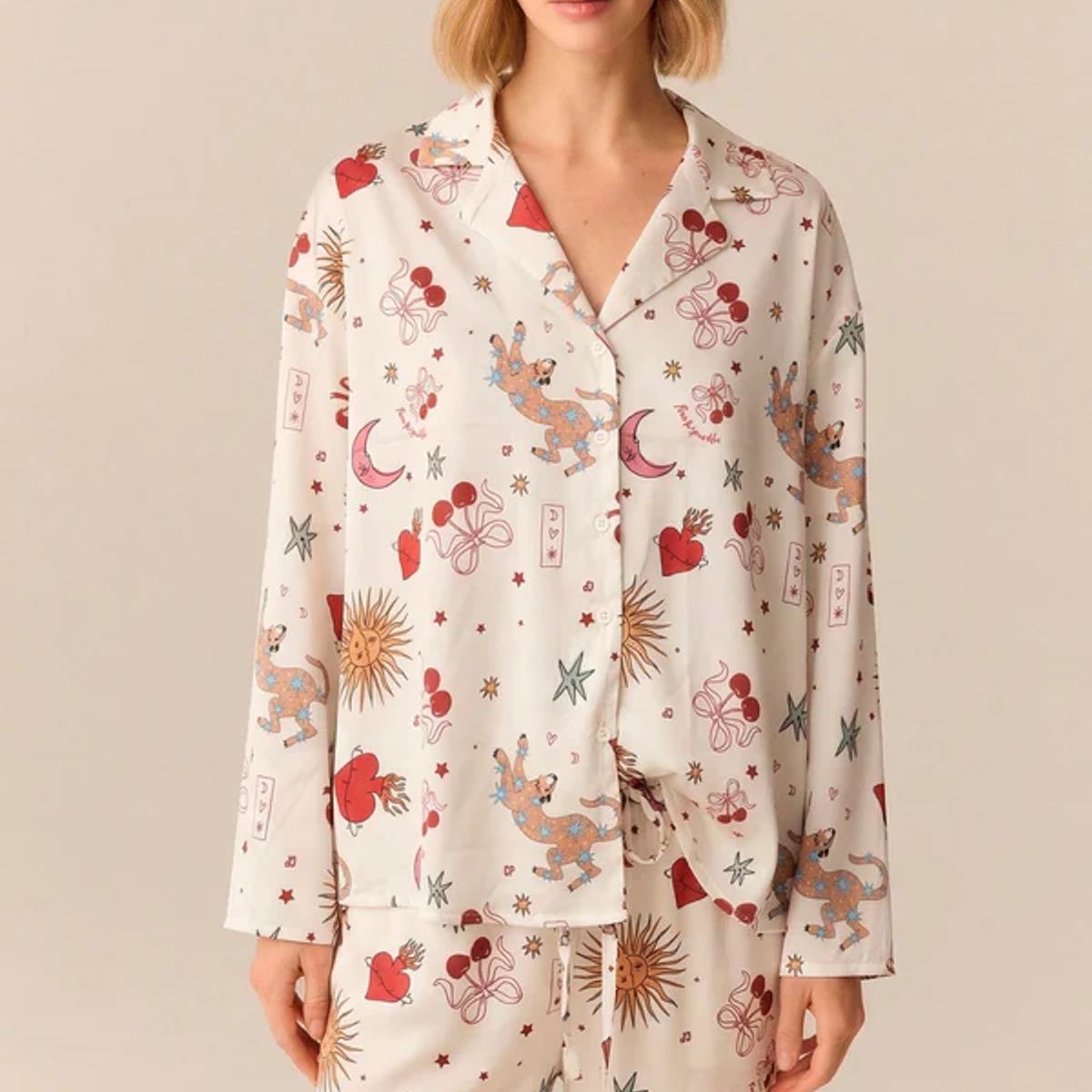 CIPITRIA - Pantalón de Pijama Aludra Cosmos White
