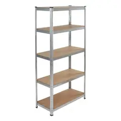 GENERICO - Estante Rack Metálico Galvanizado 180x90x40cm de 5 Niveles