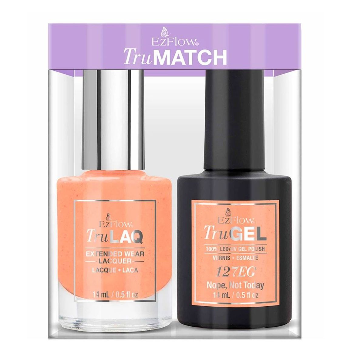 EZFLOW - Pack Esmalte De Uñas Permanente Y Tradicional Nope Not Today