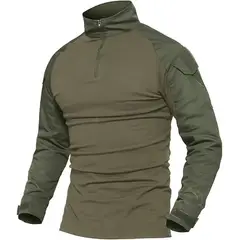 GENERICO - Polera Tactica Combat Hombre Manga Larga Militar