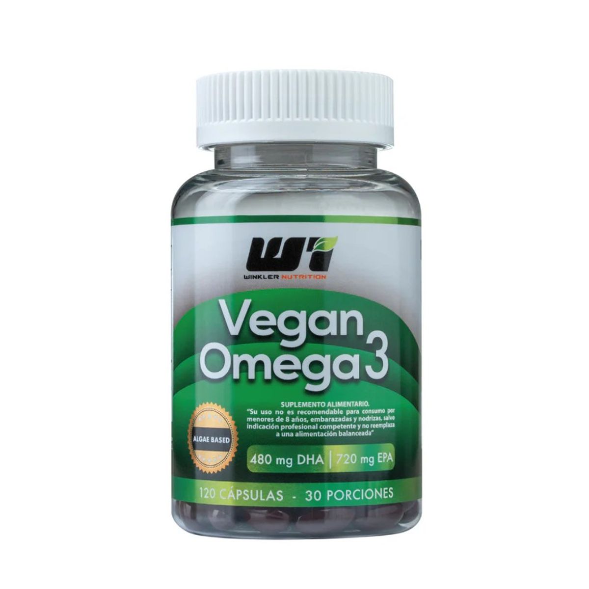 WINKLER NUTRITION - OMEGA 3 VEGANO 120 CAPSULAS - WINKLER NUTRITION
