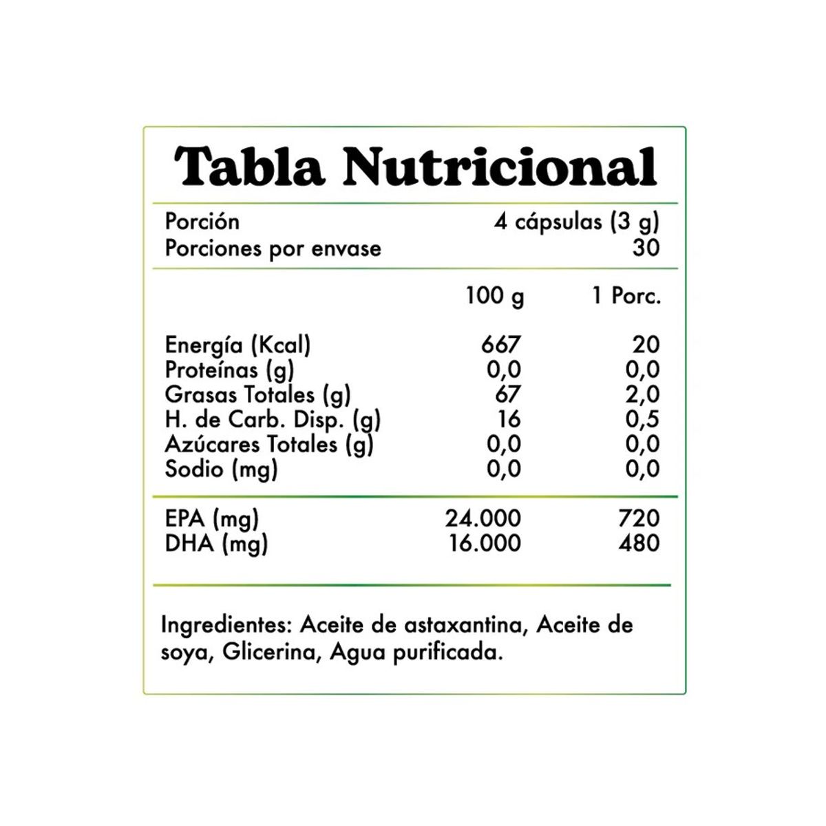 WINKLER NUTRITION - OMEGA 3 VEGANO 120 CAPSULAS - WINKLER NUTRITION