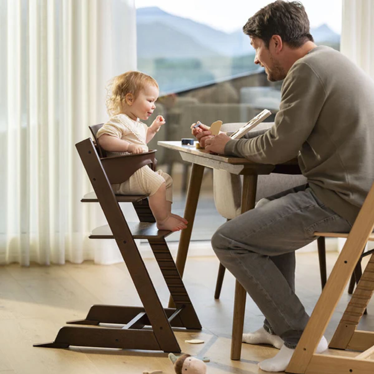STOKKE - Baby Set² para Silla Tripp Trapp® - Warm Brown - Stokke