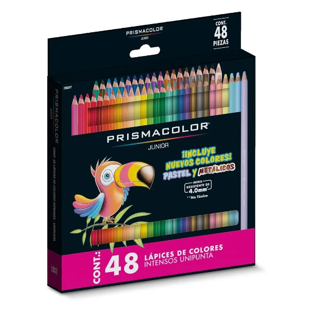 PRISMACOLOR - 48 Lápices De Colores Intensos Unipunta Prismacolor Junior