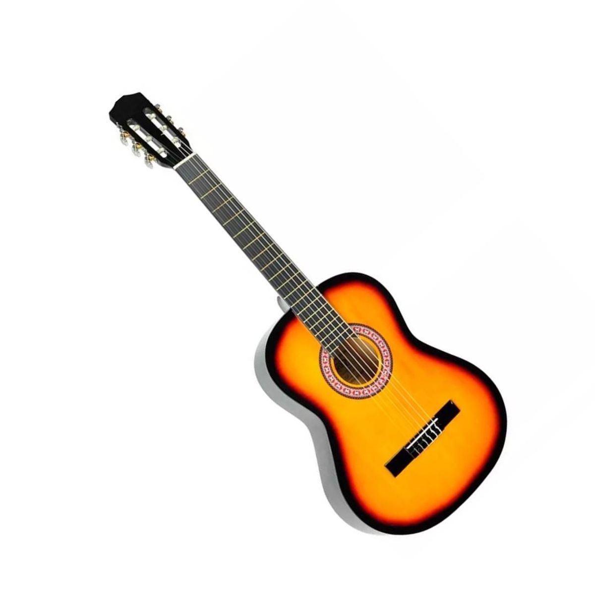 ALAGUEZ - Guitarra Clásica para Niños Alaguez Sunburst + Bolso