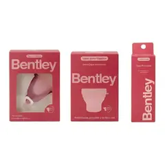 BENTLEY - Kit Copa Menstrual Vaso Esterilizador Gel Lubricante L