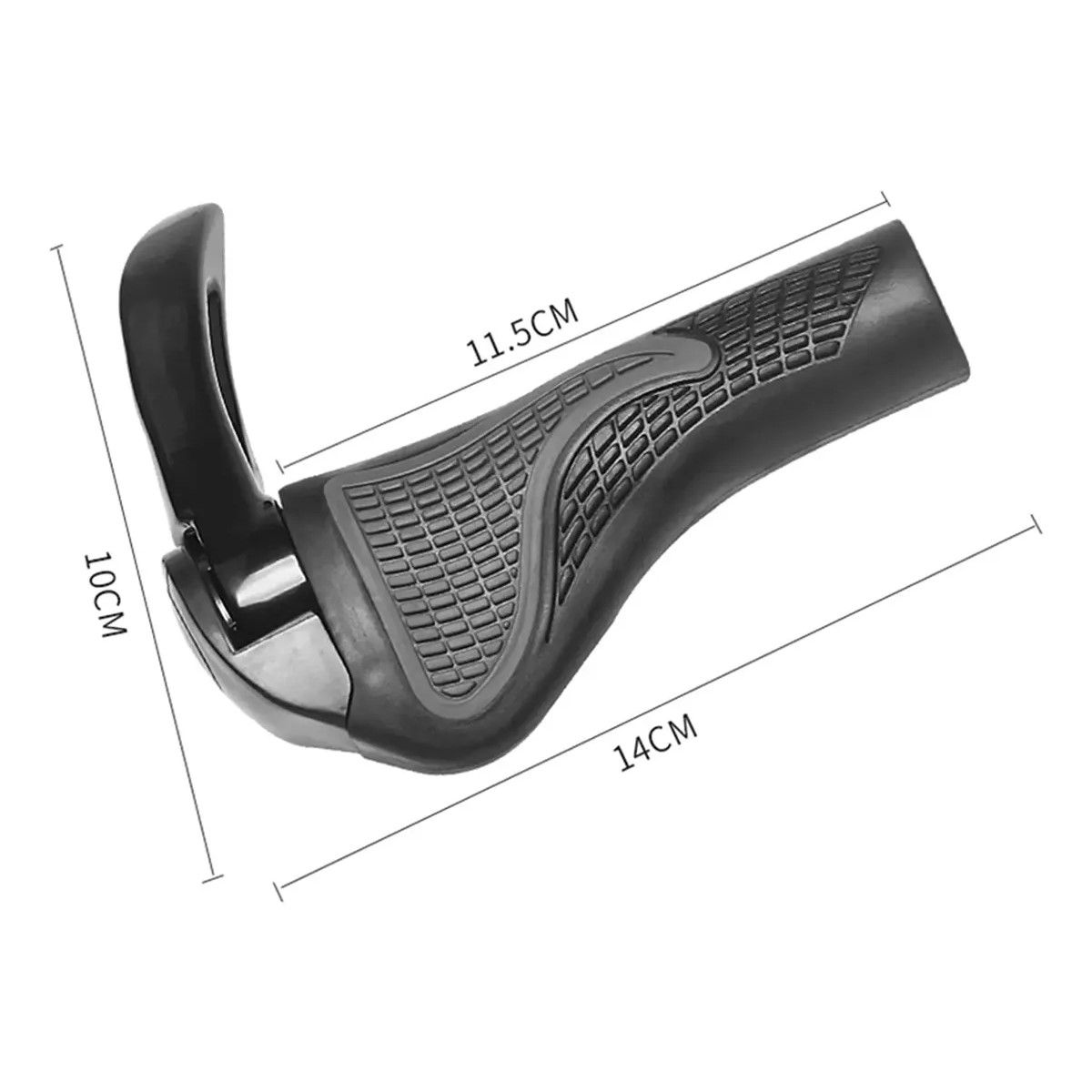 GENERICO - Puños Con Cachos Ajustables Ergonómico Bicicleta, Cuernos BELUG