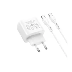 GENERICO - Cargador Tipo C Carga Rapida 20W con Cable Tipo C