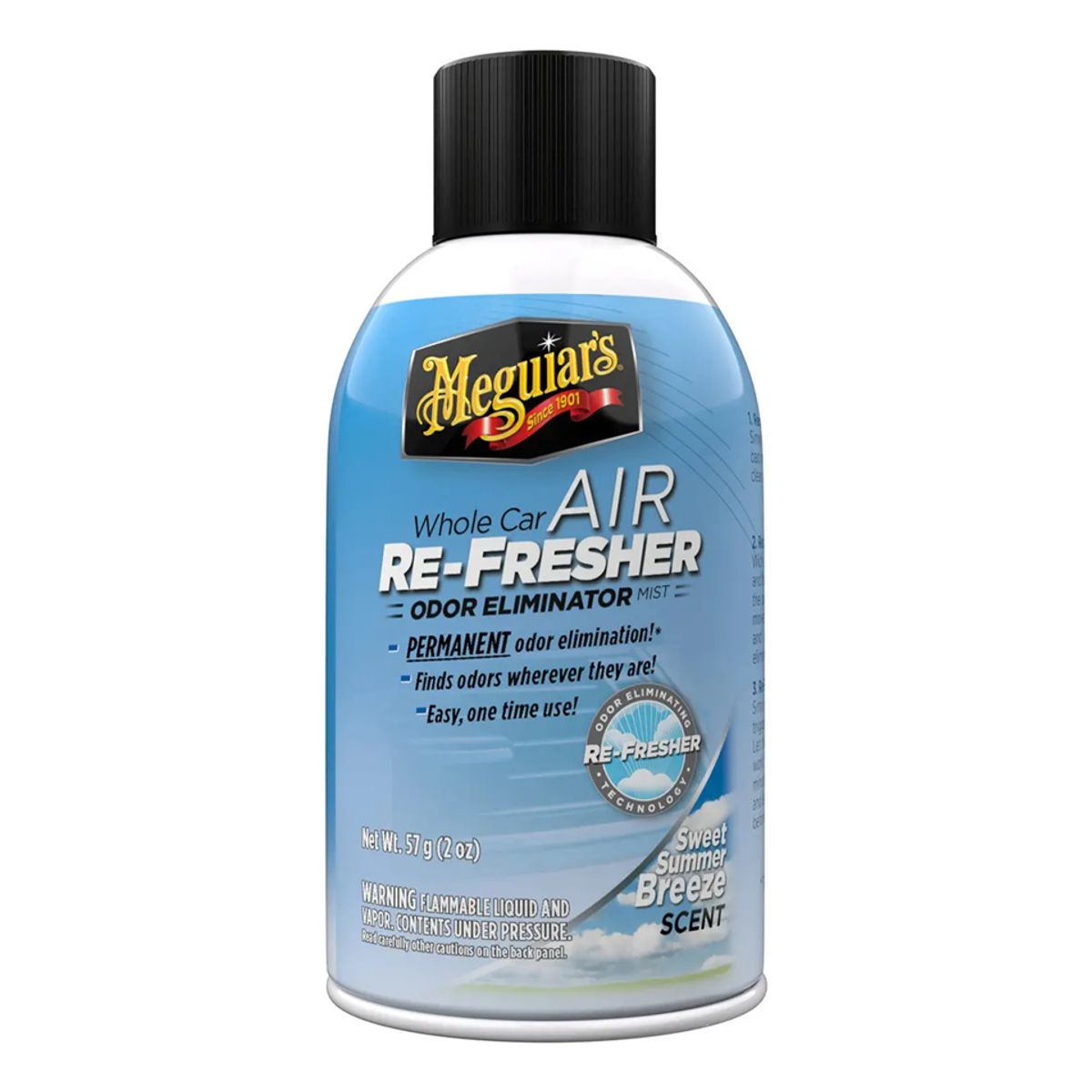 MEGUIARS - Meguiars Air Refresher, Eliminador Olor Summer Breeze G16602