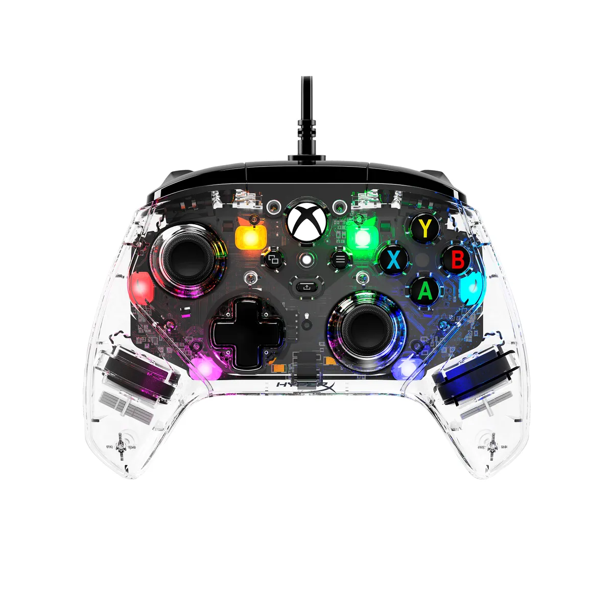 HYPERX - HyperX Clutch Gladiate - Control RGB con cable para gaming - Xbox