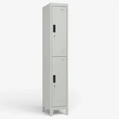 METANEK AMERICAN DESIGN - Casillero Locker Metálico Metanek 1 Cuerpo 2 Puertas Gris PLML-2-1