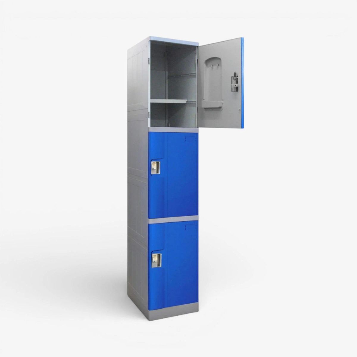 METANEK AMERICAN DESIGN - Locker Plasticos 1 Cuerpos y 3 Puertas Azul - SAL-600