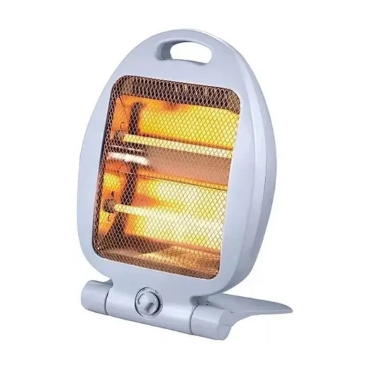 GENERICO - Calefactor Halógeno Parubcl QH-800 800W Blanco Portátil Bajo Consumo BELUG