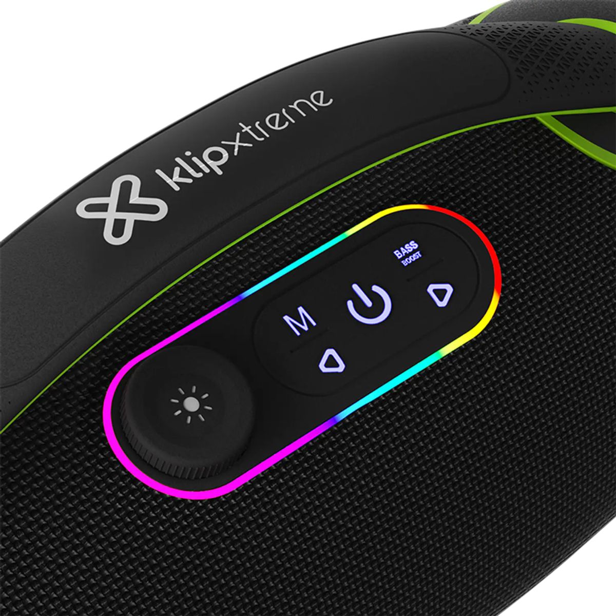 KLIP XTREME - Klip Xtreme KBB-500 WaveRider Pro Parlante Bluetooth 60W, IPX5, LED, Karaoke, Negro 