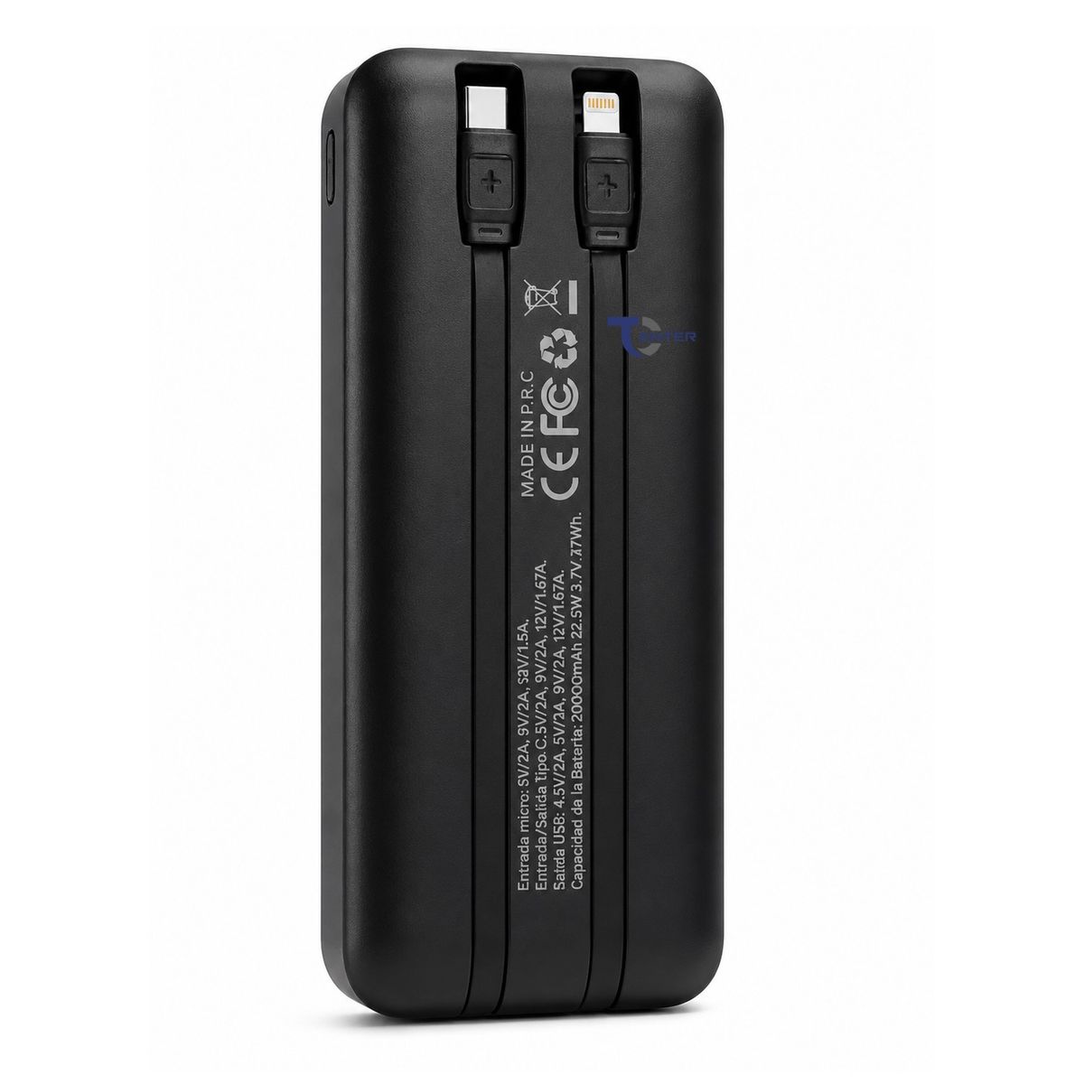 TECNOLAB - Batería Portátil Powerbank 20.000 Tecnolab 22.5w TL539BK