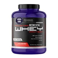 ULTIMATE NUTRITION - Proteina Prostar 100% Whey 5lbs / 2.39kg / 80 servicios Sabor Frutilla