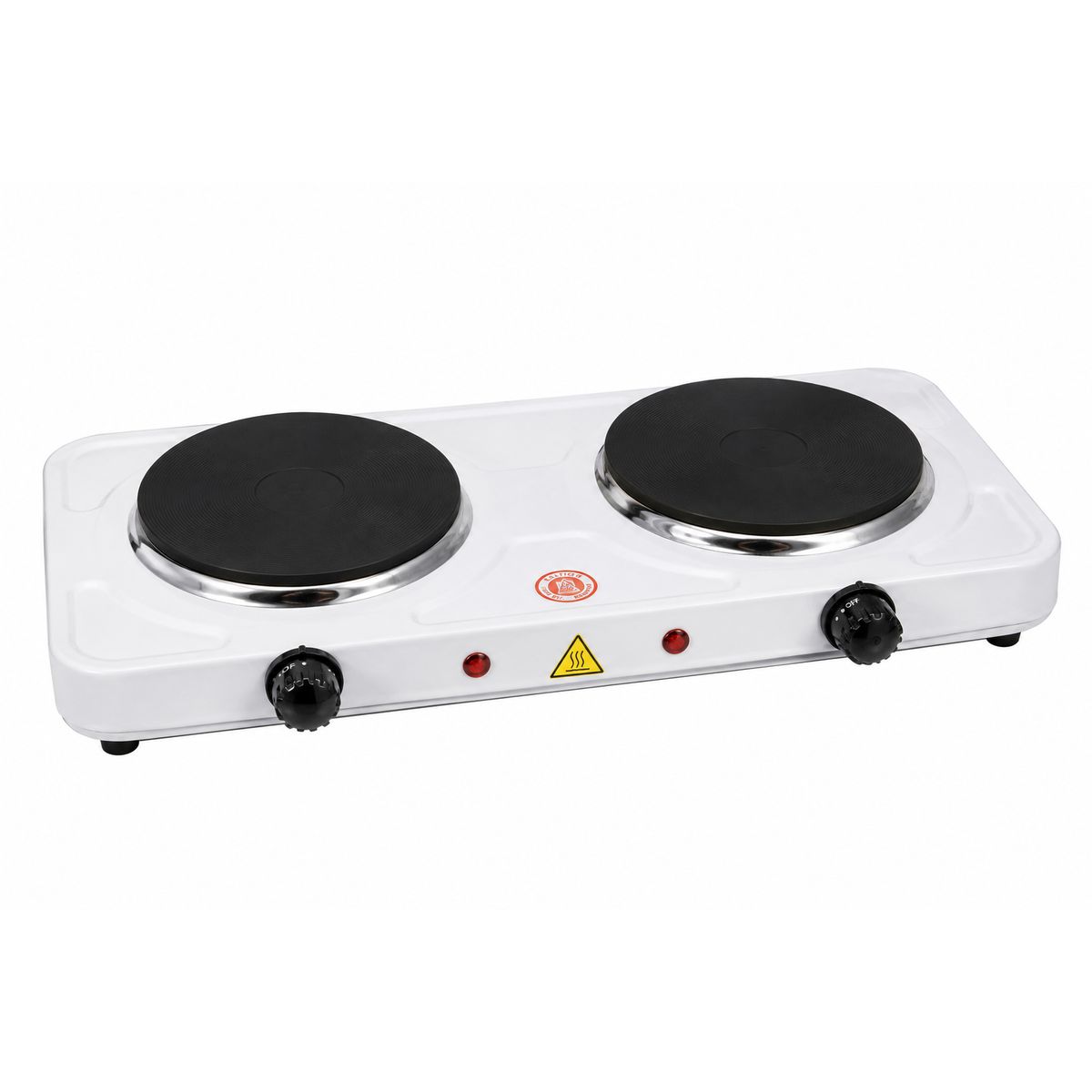 GENERICO - Cocinilla Eléctrica Doble Portátil de 2 Quemadores
