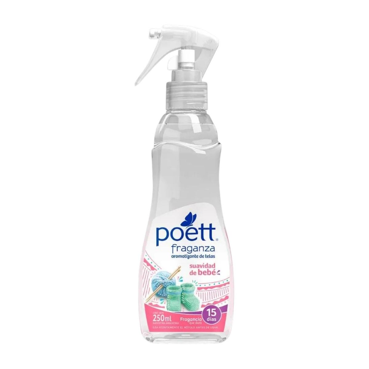 POETT - Aromatizante Telas Poett Suavidad Bebe 250ml