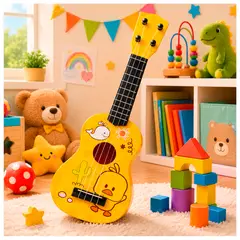 IRM - Guitarra Infantil Diseño Pollito Ukelele Para Niños