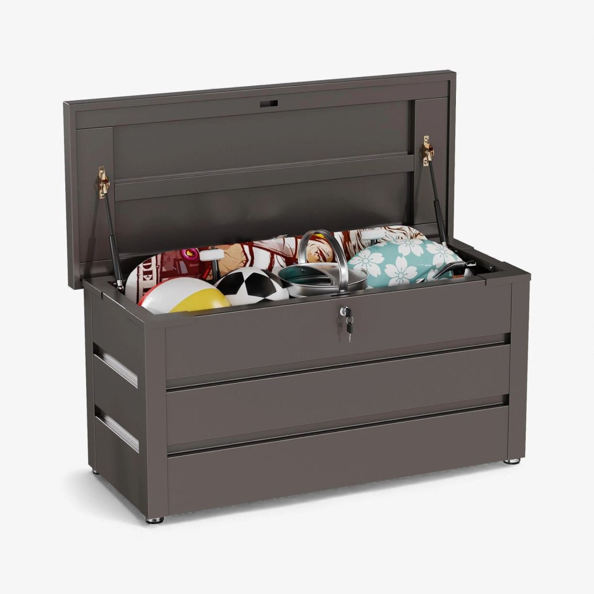 METANEK AMERICAN DESIGN - Caja Jardín metalica - GB-01B Brown