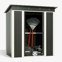 METANEK AMERICAN DESIGN - Bodega exterior techo simple 180x120 2.16 M2 - Black SS-02