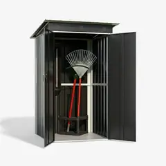 METANEK AMERICAN DESIGN - Bodega exterior techo simple 120x120 1.44 M2 - Black SS-04