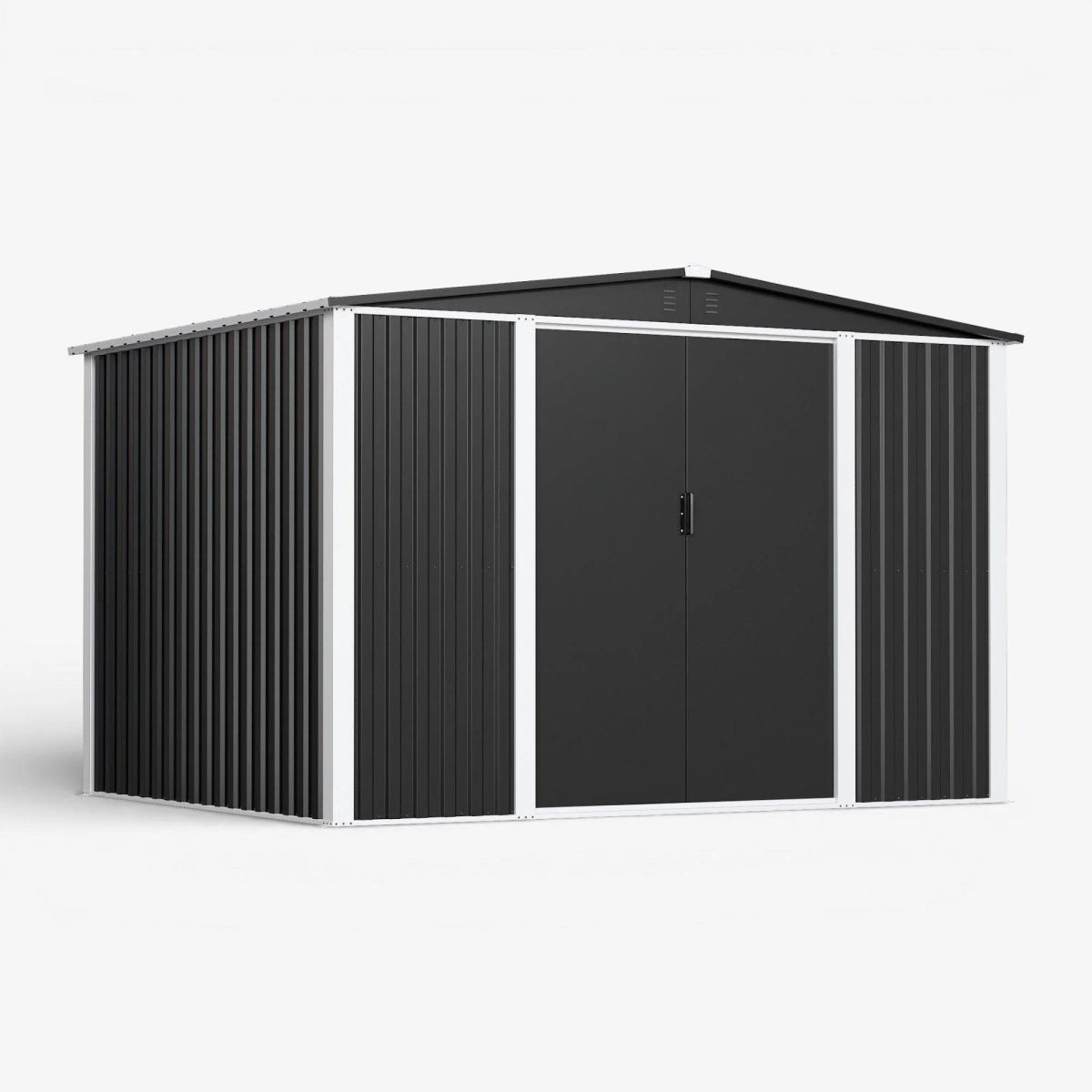 METANEK AMERICAN DESIGN - Bodega Exterior doble techo 300x240 7.2 M2 - Black DS-04
