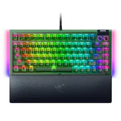RAZER - Teclado Mecánico BlackWidow V4 75% Hot-Swap RGB Verde Gasket