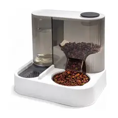 GENERICO - Comedero Automático Doble Agua Y Comida Para Perros Y Gatos BELUG