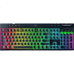RAZER - Teclado Mecánico BlackWidow V4 Perfil Bajo RGB Tri-Modo Switch Verde
