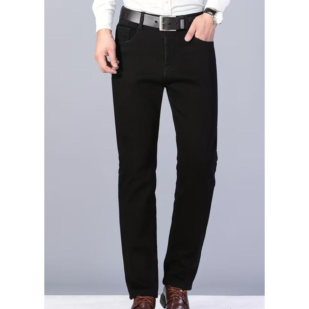 BLUE MOUNTAIN - PANTALON JEANS CLASICO DE VARON
