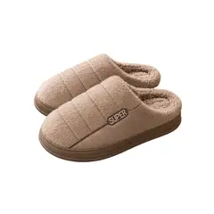 GENERICO - Pantuflas de Piel Antideslizantes Hombre Cuero Sintetico