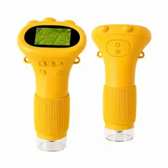MAMBOKIDS - Microscopio Digital Infantil 1000X Pantalla IPS 2 Pulgadas